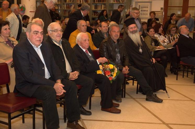 Παρουσίαση βιβλίου για τις Ξηρολιθικές κατασκευές και Τιμητική διάκριση στον Γεράσιμο Σταματάτο